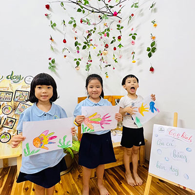 Dự án: Đại dương, bé làm họa sĩ
