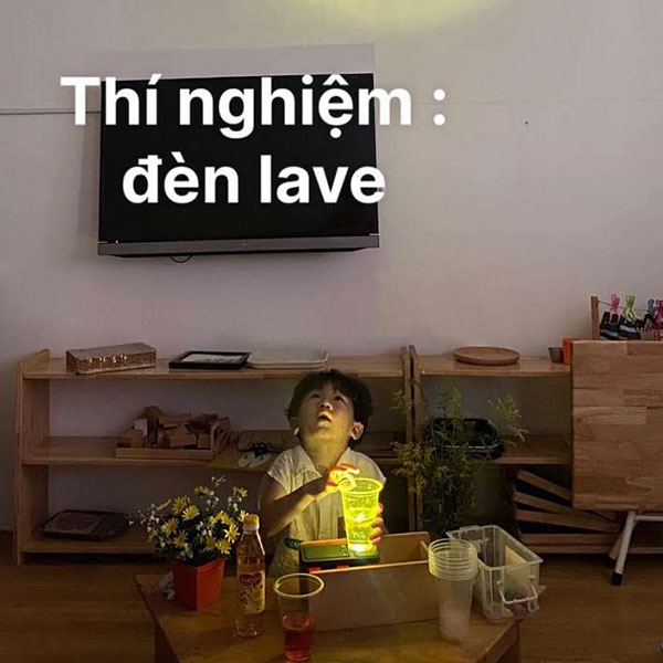 Thí nghiệm vui: Đèn Lave
